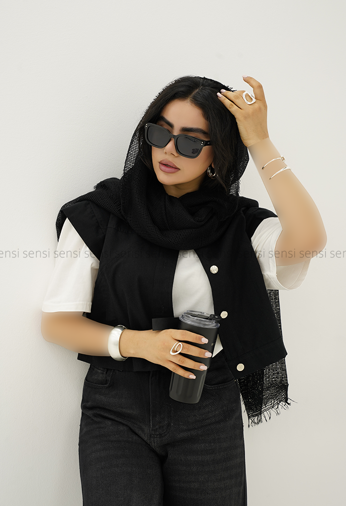 وست لینن جلو دکمه کد1005909